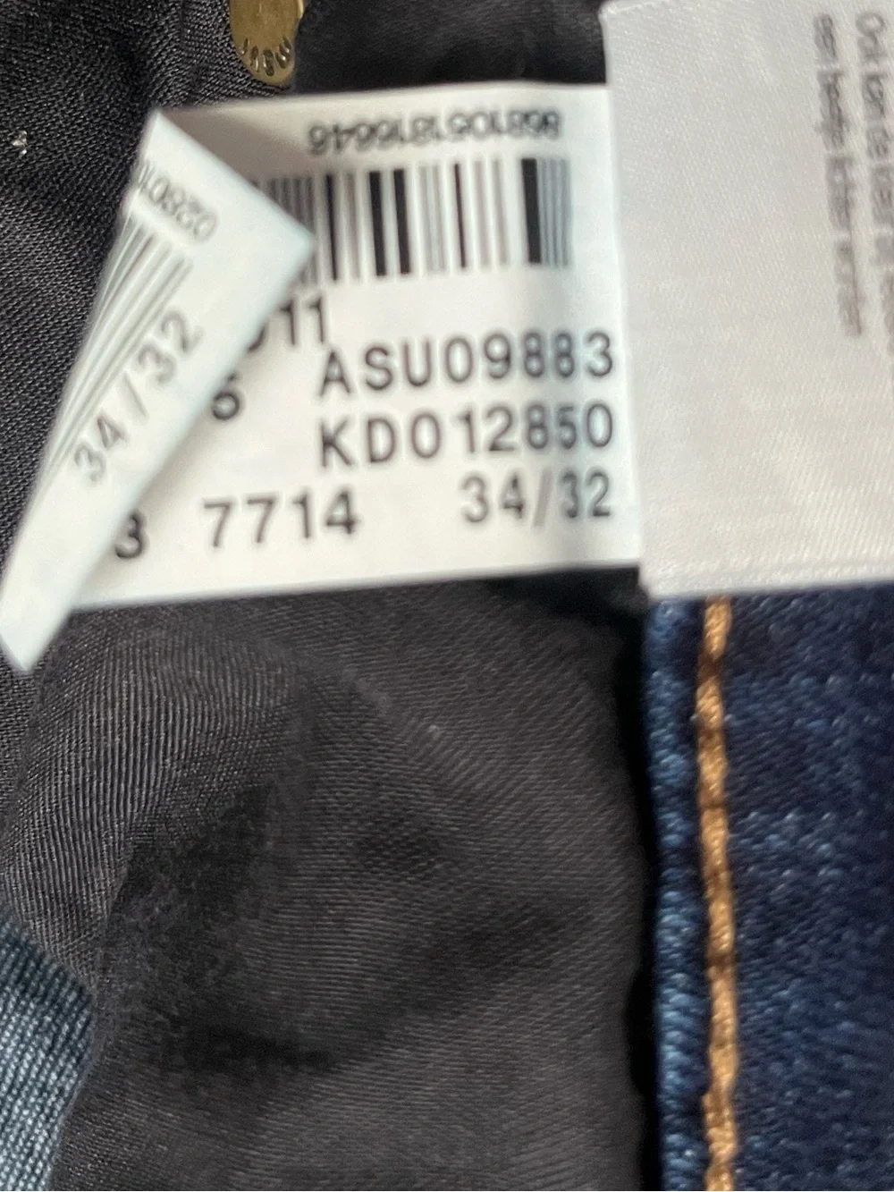 Mavi Men’s Zach Straight Leg Medium Wash Blue Denim Jeans Size 34” x 32” Classic